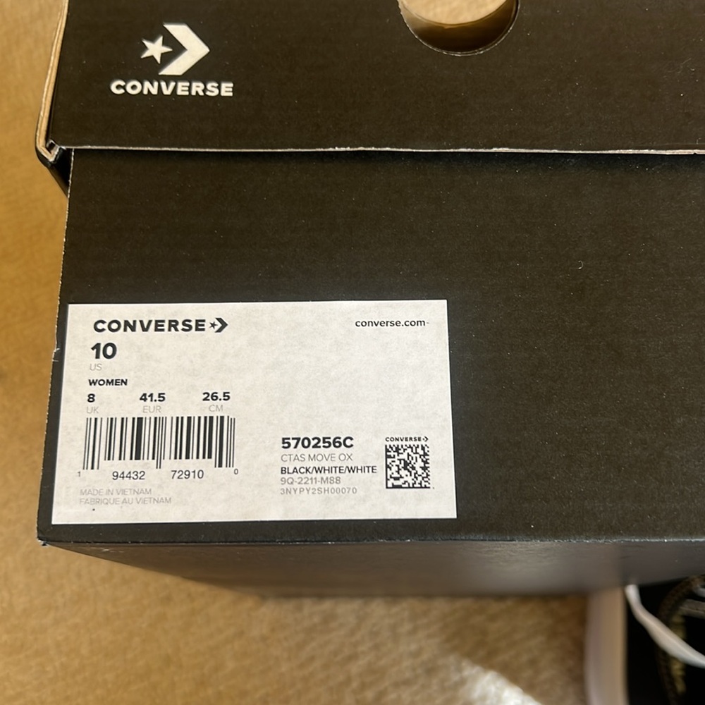 Converse NWT low rise platform sole women’s 10 - Picture 9 of 9